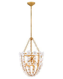 Azalea LED Pendant in Distressed Brass (138|FR41637DA)