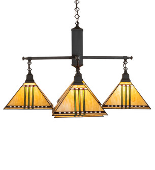 Prairie Corn Five Light Chandelier in Craftsman Brown (57|278837)