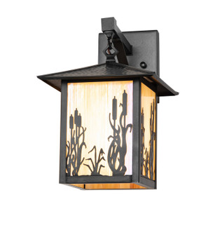 Reeds & Cattails One Light Wall Sconce in Black Patina (57|273847)