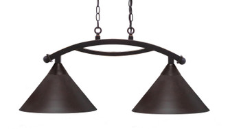 Bow Two Light Island Pendant in Dark Granite (200|872-DG-420-DG)