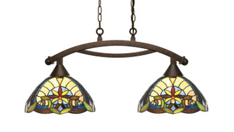 Bow Two Light Island Pendant in Bronze (200|872-BRZ-9369)