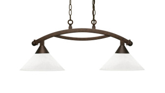 Bow Two Light Island Pendant in Bronze (200|872-BRZ-314)