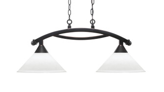 Bow Two Light Island Pendant in Black Copper (200|872-BC-316)