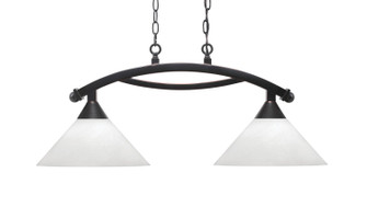Bow Two Light Island Pendant in Black Copper (200|872-BC-2121)