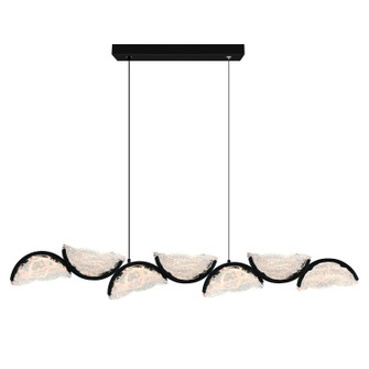 Moon LED Chandelier in Black (401|1715P54-7-101)