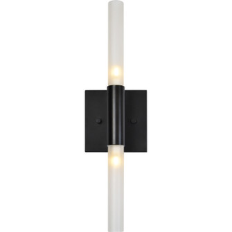 Lina Two Light Wall Sconce in Matte Black (443|WS118)