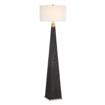 Lathey One Light Floor Lamp in Brass (52|30469)