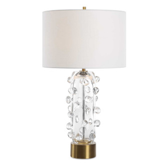 Aura One Light Table Lamp in Brushed Brass (52|30423)