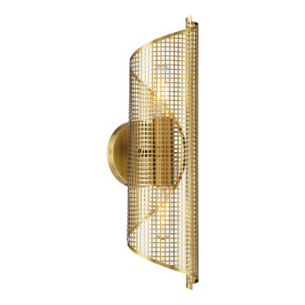 Hillbourne Two Light Wall Sconce in Warm Brass (51|9-8030-2-322)