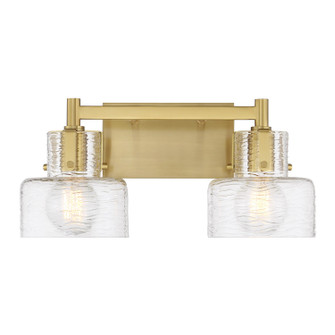 Dover Two Light Bathroom Vanity in Warm Brass (51|8-1030-2-322)