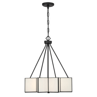 Reiling Three Light Pendant in Matte Black (51|7-5988-3-89)
