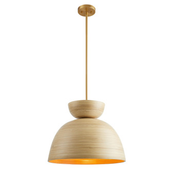 Agave One Light Pendant in Natural Bamboo (51|7-2919-1-203)
