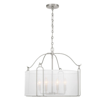 Ashlay Four Light Pendant in Satin Nickel (51|7-1693-4-SN)