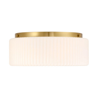 Edgemont Four Light Flush Mount in Warm Brass (51|6-4187-4-322)