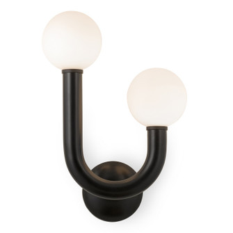 Happy LED Outdoor Wall Sconce in Black (400|17-1033-R)