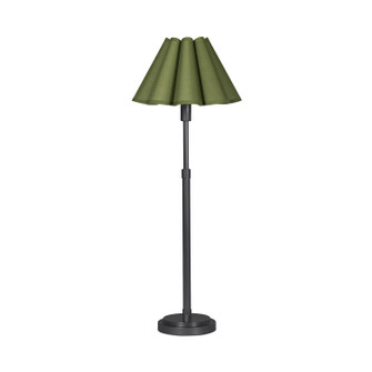 Polly One Light Buffet Lamp in Blackened Brass (400|13-1681BB-GRN)