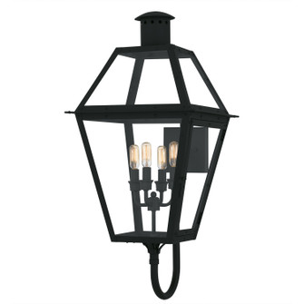 Rue De Royal Four Light Outdoor Wall Lantern in Earth Black (10|RO8414EK)