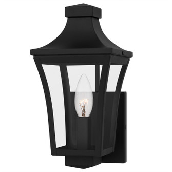 Quentin One Light Outdoor Wall Lantern in Earth Black (10|QTN8406EK)