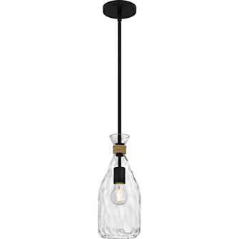 Quoizel Piccolo Pendant One Light Mini Pendant in Matte Black (10|QPP6782MBK)