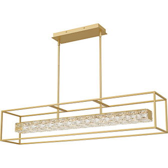 Dazzle LED Linear Chandelier in Soft Gold (10|PCDZ148SGD)