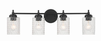 Claire Four Light Vanity in Flat Black (46|60504-FB)