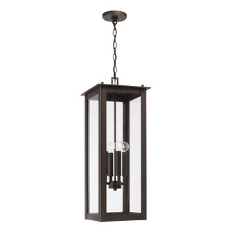 Hunt Four Light Outdoor Hanging Lantern in Oiled Bronze (65|934644OZ)