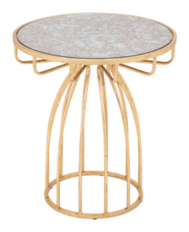 Silo End Table in Gold (339|101472)