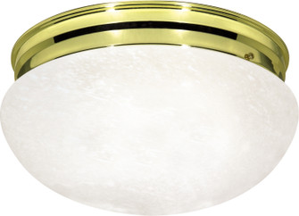Two Light Flush Mount in Polished Brass (72|SF76-678)
