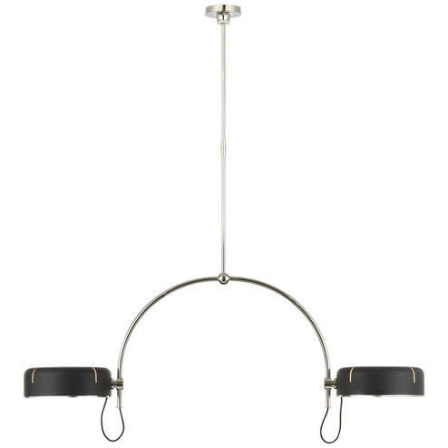 Oso LED Pendant in Polished Nickel (268|TOB 5130PN-BLK)