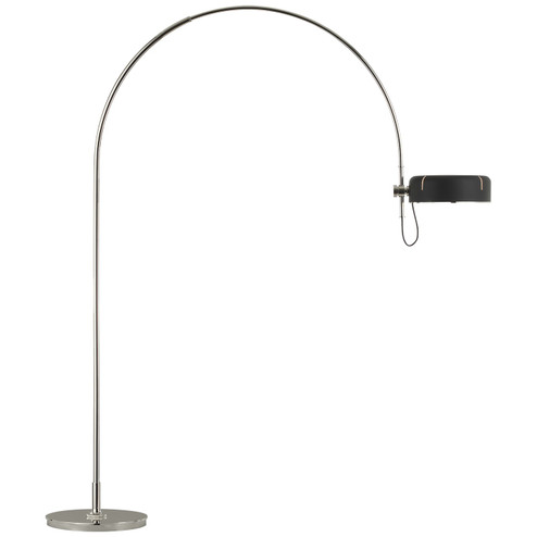 Oso LED Floor Lamp in Polished Nickel (268|TOB 1132PN-BLK)