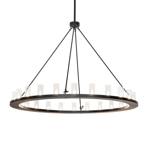 Loxley 24 Light Chandelier in Solar Black (57|280227)