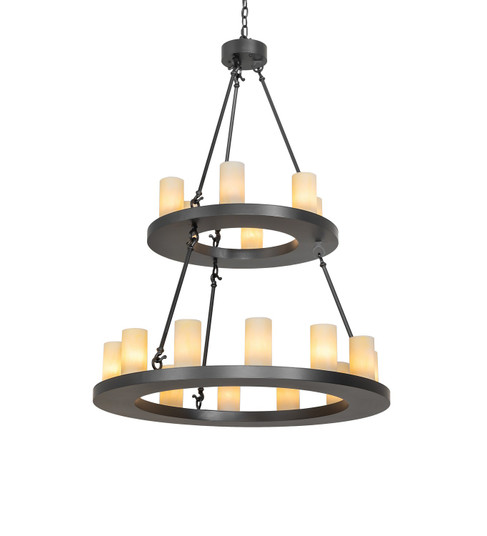 Loxley 18 Light Chandelier in Wrought Iron (57|276477)