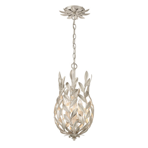 Broche Three Light Mini Pendant in Antique Silver (60|563-SA)