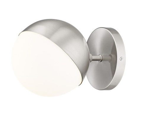 Realm Sphere One Light Wall Sconce in Brushed Nickel (224|7517-1S-BN)