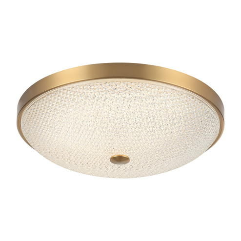Bella One Light Flush Mount in Aged Gold Brass (423|M19316AG)