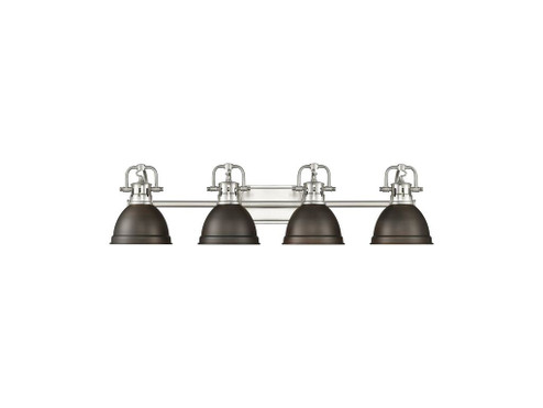 Duncan Four Light Vanity in Pewter (62|3602-BA4 PW-RBZ)