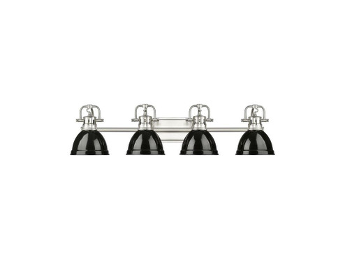 Duncan Four Light Vanity in Pewter (62|3602-BA4 PW-BK)