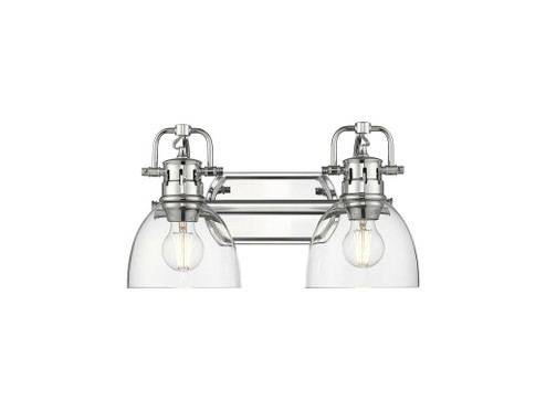 Duncan Two Light Vanity in Chrome (62|3602-BA2 CH-CLR)