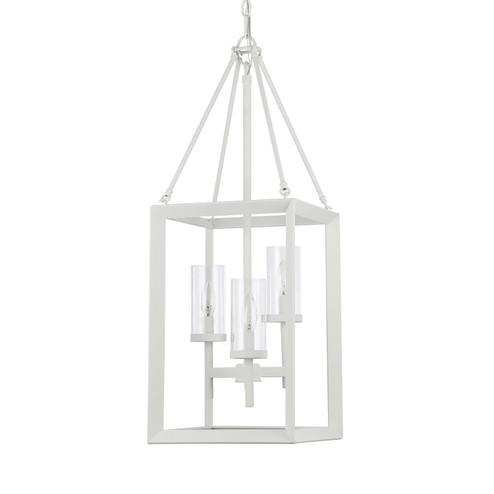 Smyth Three Light Pendant in Natural White (62|2073-3P NWT-CLR)