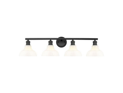 Carver Four Light Vanity in Matte Black (62|0305-BA4 BLK-VMG)