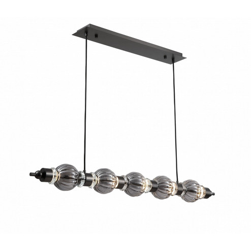 Avra LED Linear Pendant in Black (192|HF7955-BK)