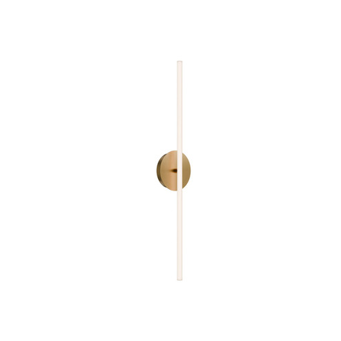 Lanky LED Wall Sconce in Aged Brass (34|WS-99527-35-AB)
