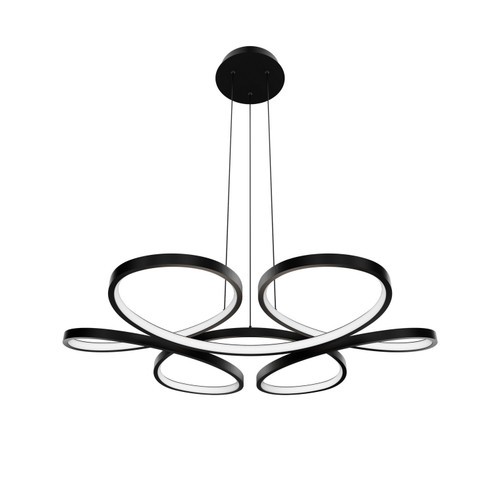 Klover LED Pendant in Black (34|PD-59532-30-BK)