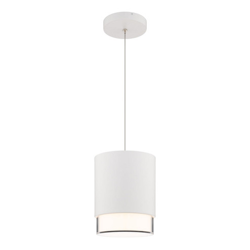 Cloak LED Pendant in White (34|PD-58509-27-WT)