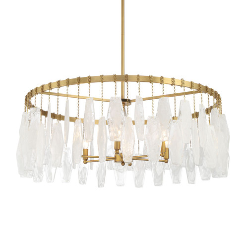 Willow Six Light Pendant in Legacy Brass (7|3626-732)