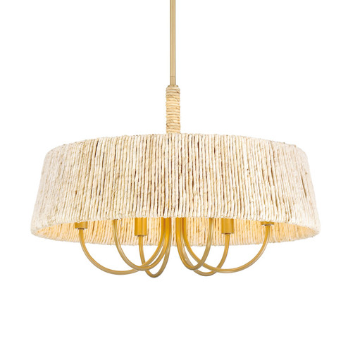 Hellia Six Light Pendant in Legacy Brass (7|3605-732)