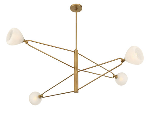 Orion Four Light Chandelier in Legacy Brass (7|195-732)
