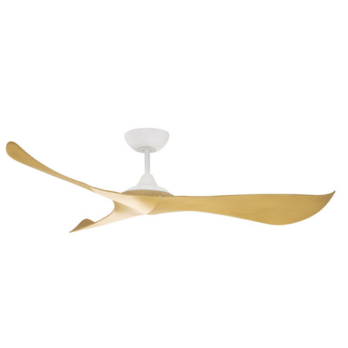 Keanu 56'' Ceiling Fan in Matte White / Teak (16|88754MWTK)