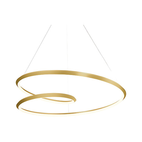 Ampersand LED Pendant in Brushed Gold (347|PD22339-BG-UNV-010)