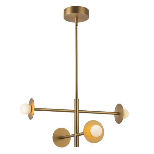 Elixir LED Chandelier in Brushed Gold (347|CH15504-BG-UNV)